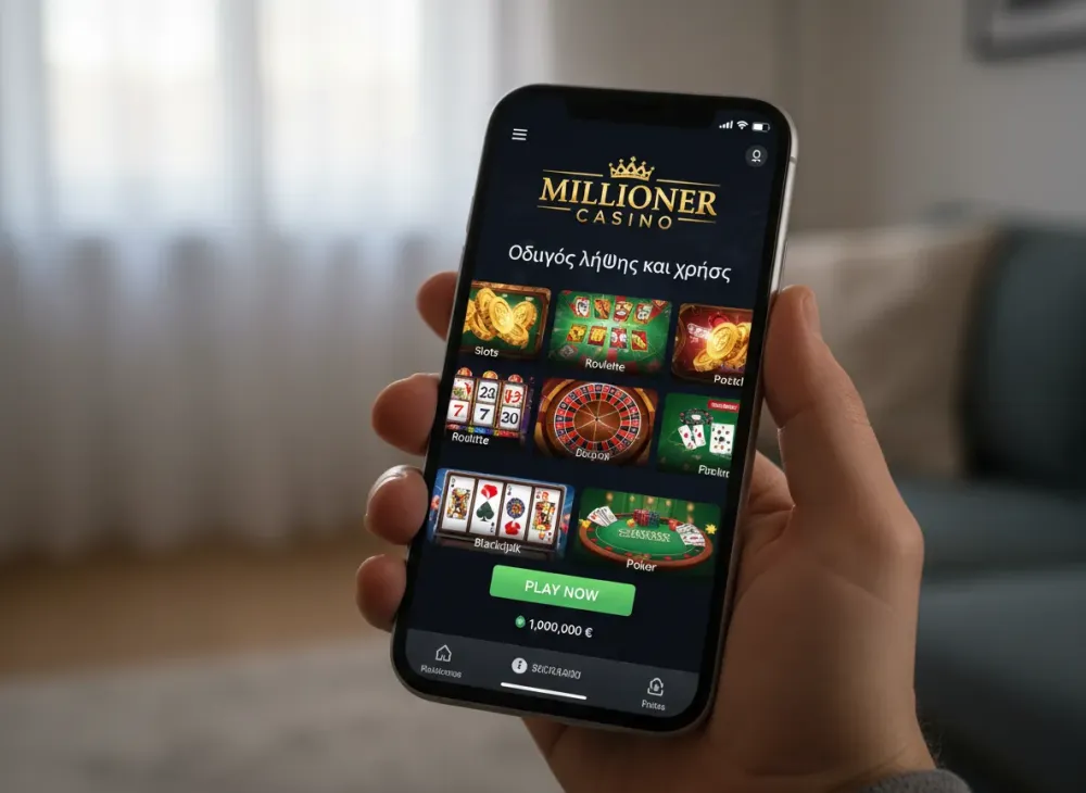 Millioner casino app - Οδηγός λήψης και χρήσης